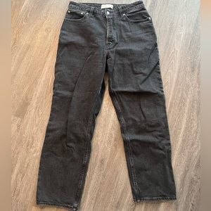 Abercrombie dad high rise jeans wide leg